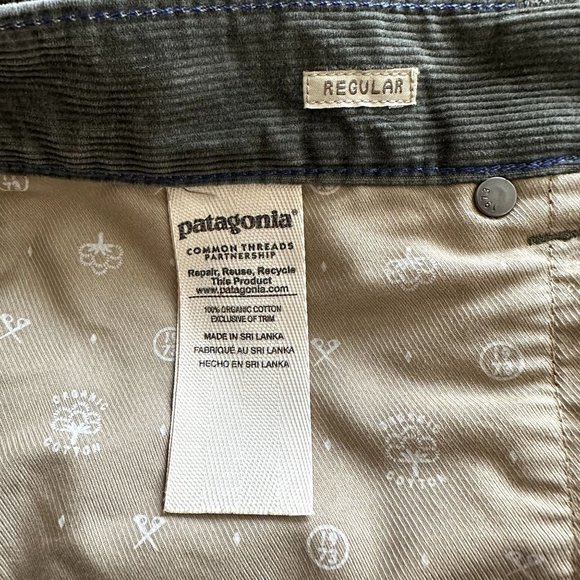 Patagonia Regular Fit Cords Pants in Forge Gray - Picture 5 of 8